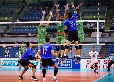 والیبال قهرمانی آسیا، جدال حریفان ایران به سود پاکستان تمام شد